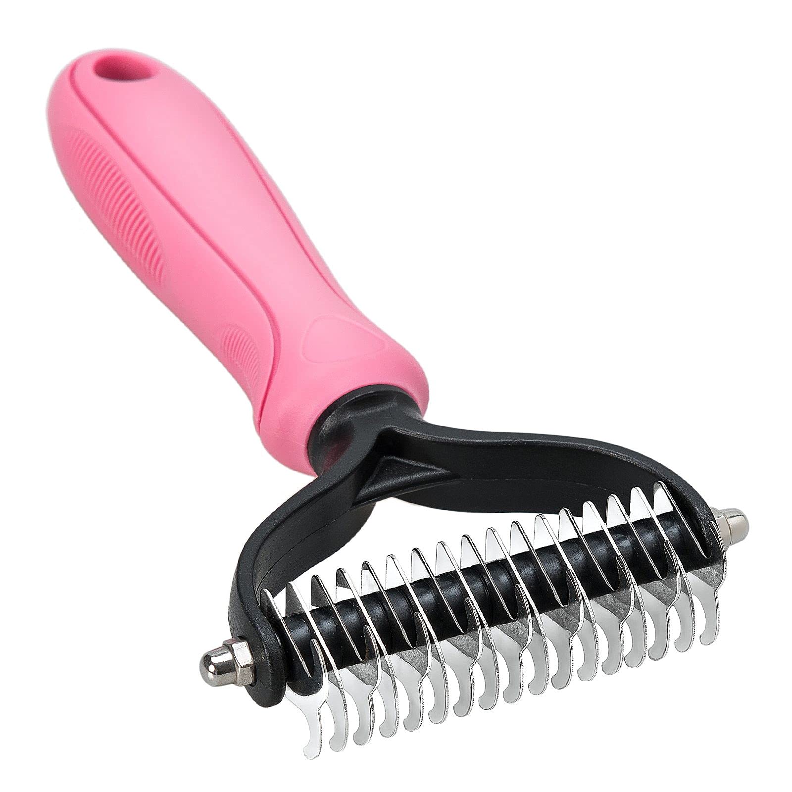 Deshedding Brush for Dogs and Cats Pet Grooming Tool - Peppermonk