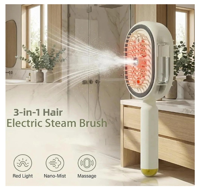 Cordless Steam Straightening Brush