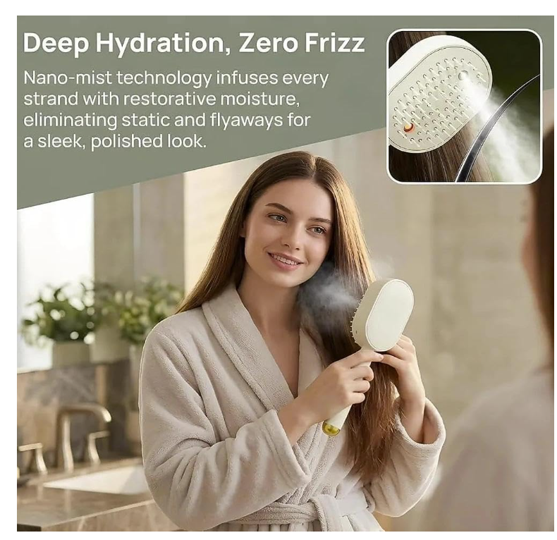 Cordless Steam Straightening Brush